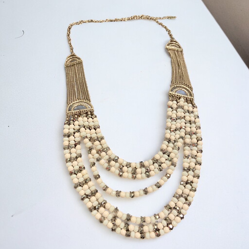 5 For $20 Jules B 7 Strand Statement Necklace Cc